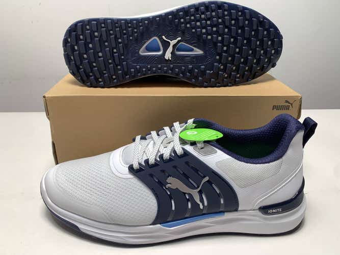 Puma IGNITE Elevate 2 Waterproof Golf Shoes White Men's SZ 13 (310243 01) NIB