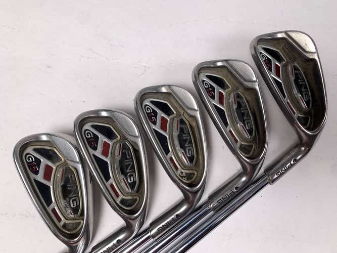 Ping G15 Iron Set 6-PW Black Dot AWT Regular Steel Mens RH