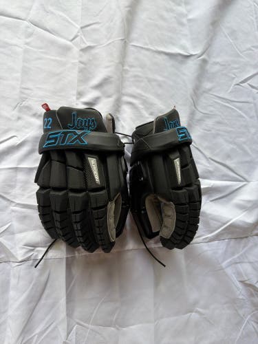 Johns Hopkins Men’s Lacrosse STX Surgeon RZR2 Lacrosse Gloves (Used)