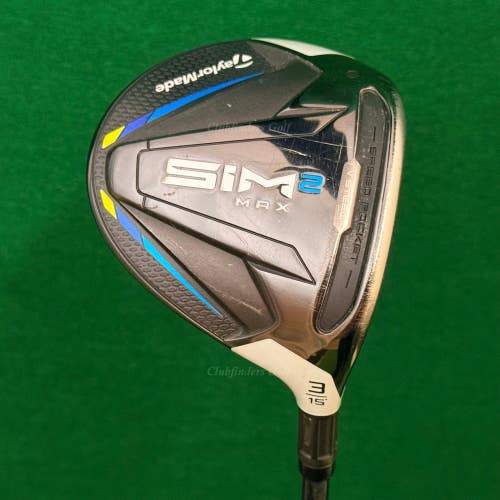 TaylorMade SIM 2 MAX 15 Fairway Wood 3 Fujikura Ventus Blue FW 5-R Regular