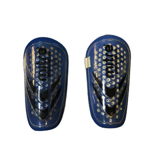 Used Mitre Soccer Shin Guards Adult Royal Blue Senior 11730-S000072492
