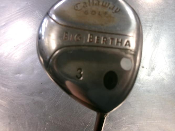 Used Callaway BIG BERTHA Mens Fairway Wood RH 3 Wood 11868-S000070460