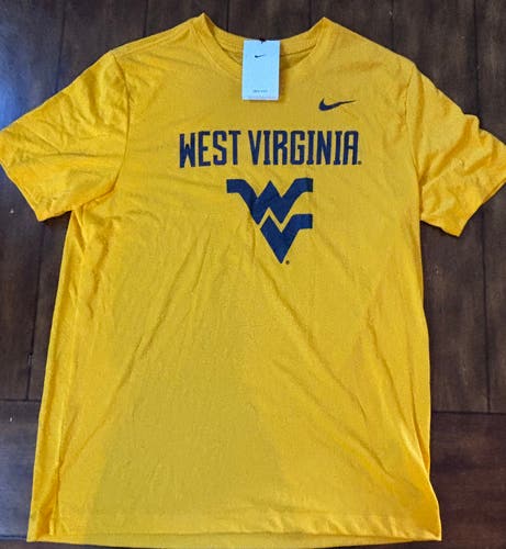 Nike West Virginia Mountaineers  T-Shirt Adult Large NWT