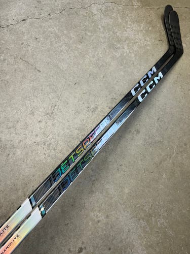 2 PACK 85 Flex P28 Senior CCM JetSpeed FT6 Pro Left Hand Hockey Stick Pro Stock (New)