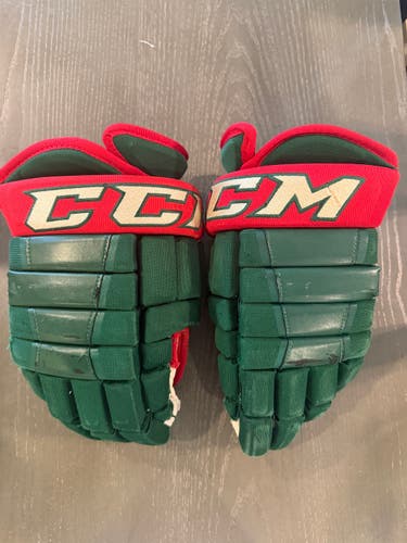 CCM HG97 Pro Stock 14" Hockey Gloves Wild Green 7321