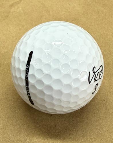50 White Vice Tour Premium AAA Used Golf Balls