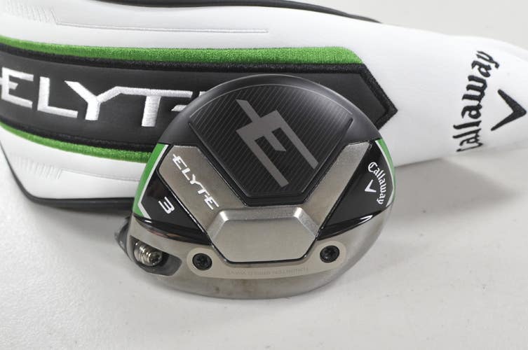Callaway Elyte 3-15* Fairway Wood HEAD ONLY Right with Cover  #221451