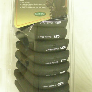 Castle Bay Softex Iron Covers (3-PW SW + 1, LEFT) Black LH NEW