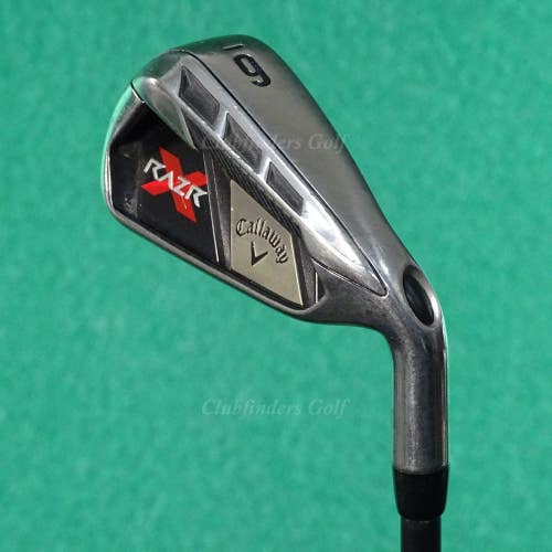 Callaway RAZR X Single 6 Iron Factory I-75G Graphite Regular
