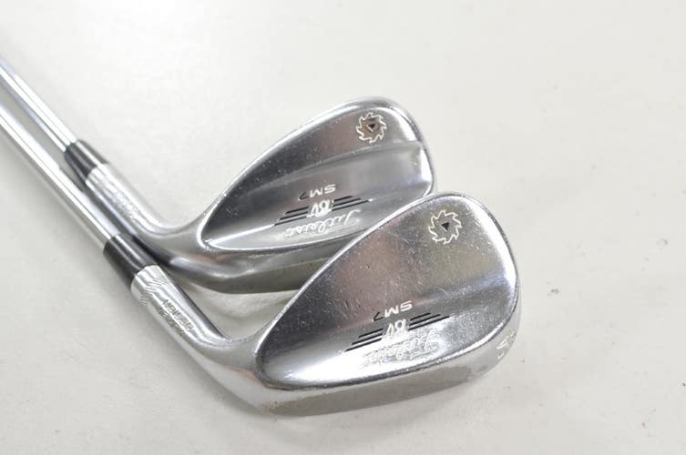Titleist Vokey SM7 Brushed Steel 54*, 58* Wedge Set Regular Flex Steel # 221504