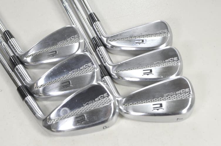 Cobra 3DP Tour 5-PW Iron Set Stiff Flex Right KBS $-Taper 120 Steel # 221600