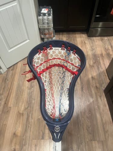 Warrior evo v Fresh Stringing lacrosse Head (New) USA colors