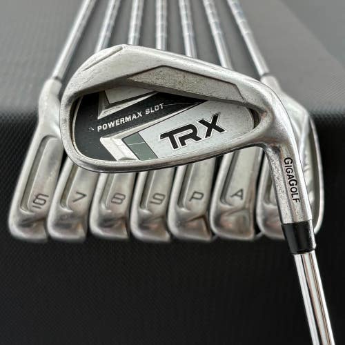 GIGA GOLF TRX POWER SLOT SINGLE LENGTH IRON SET 5-P,A,S +1/2"