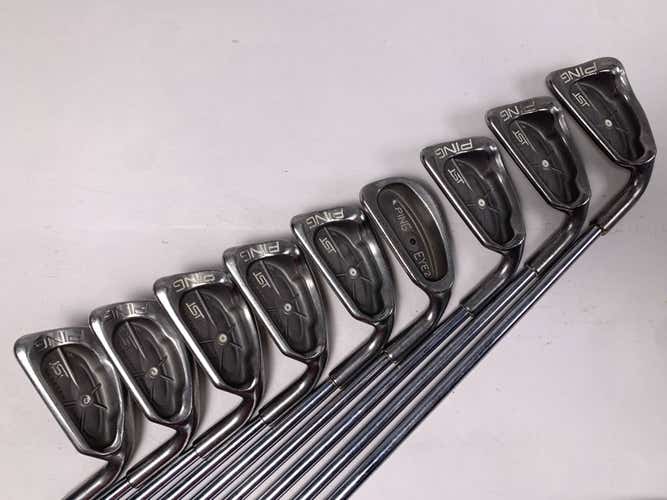 Ping ISI Iron Set 3-PW+SW White Dot 3* Up Cushin JZ Stiff Steel Mens RH