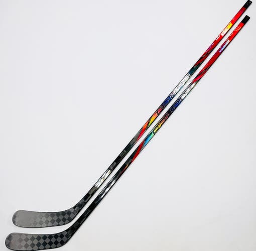 New 2 Pack Custom Red Bauer Nexus Tracer Hockey Stick-RH-P90TM-82 Flex-Grip