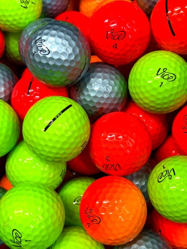 24 Colored Vice Pro Near Mint AAAA Used Golf Balls.......assorted color