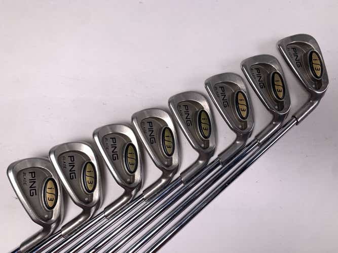 Ping i3 Blade Iron Set 3-PW White Dot 3* Up Rifle FCM 6.5 Extra Stiff RH
