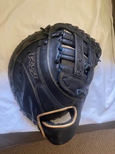 Rawlings R9-Series 12.5-Inch RHT First Base Mitt (Adult & Youth Baseball) Black