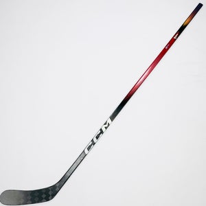New Custom Red CCM JetSpeed FT8 Pro-RH-80 Flex-P90M-Grip W/ Bubble Texture