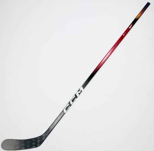 New Custom Red CCM JetSpeed FT8 Pro-RH-80 Flex-P90M-Grip W/ Bubble Texture