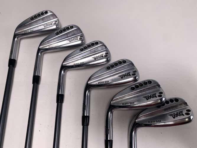 LEFTY PXG 0311 SGI GEN2 Chrome Iron Set 6-PW+GW Accra 60 Regular Graphite LH -1"