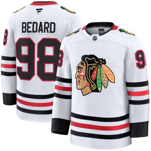 Connor Bedard Chicago Blackhawks Fanatics Premium Away Jersey Size 54 New w/Tags
