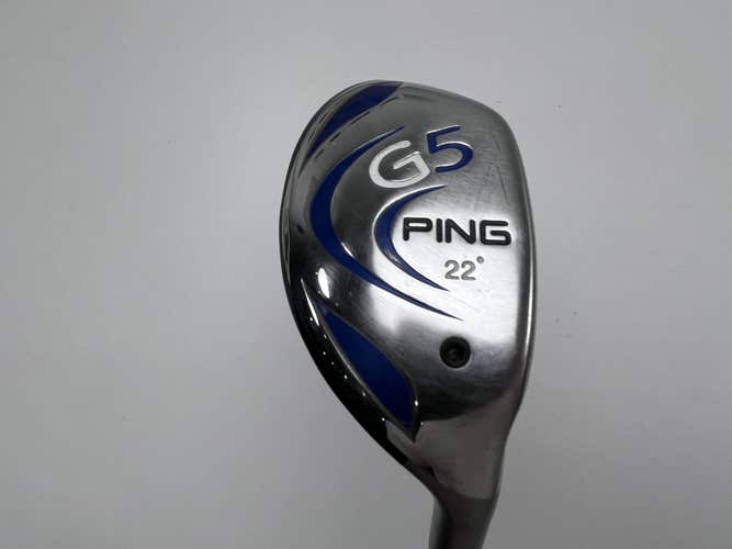 Ping G5 4 Hybrid 22* Grafalloy Pro Launch Blue Stiff Graphite Mens RH