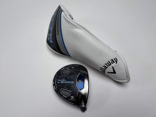 Callaway Paradym Ai Smoke Max D 3 Fairway Wood 15* HEAD ONLY Mens RH HC