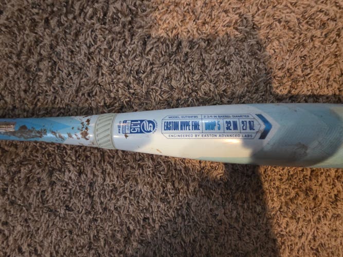 2024 Easton Hype Fire Composite USSSA Certified Bat (-5) 27 oz 32" (Used)