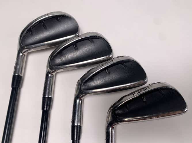 LEFTY Cleveland Launcher HB Turbo Iron Set 6-9 C.Kua 6A Flex Code 3333 Senior LH