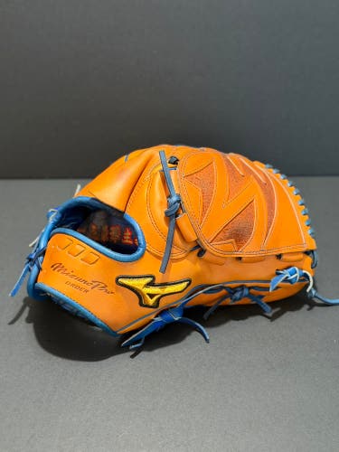 Rare Japanese Custom Mizuno Pro HAGA RH Pitcher's Baseball Glove 12" (Used)