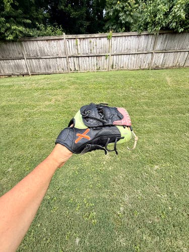 Absolutely Ridiculous 11.75” “Blackout Rainbow” “Rainbow Sherbet Blackout” Glove. Clean