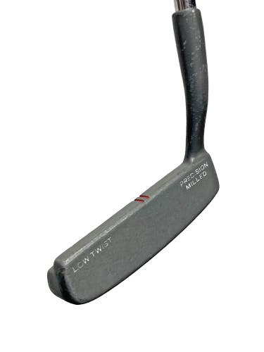 MacGregor M202 Low Twist Mid Mallet Putter Stiff Steel 35 Inches RH Vintage Grip