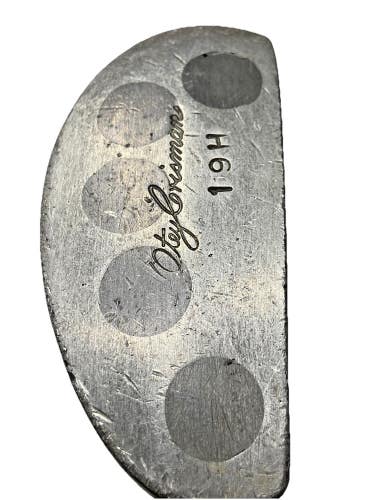 Otey Crisman 19H Putter Six Lead Weights Hickory Shaft 35 RH OC Label Great Grip
