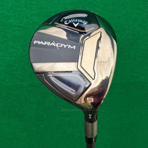 Callaway Paradym 24 Fairway 9 Wood Mitsubishi Vanquish 5-R Graphite Regular