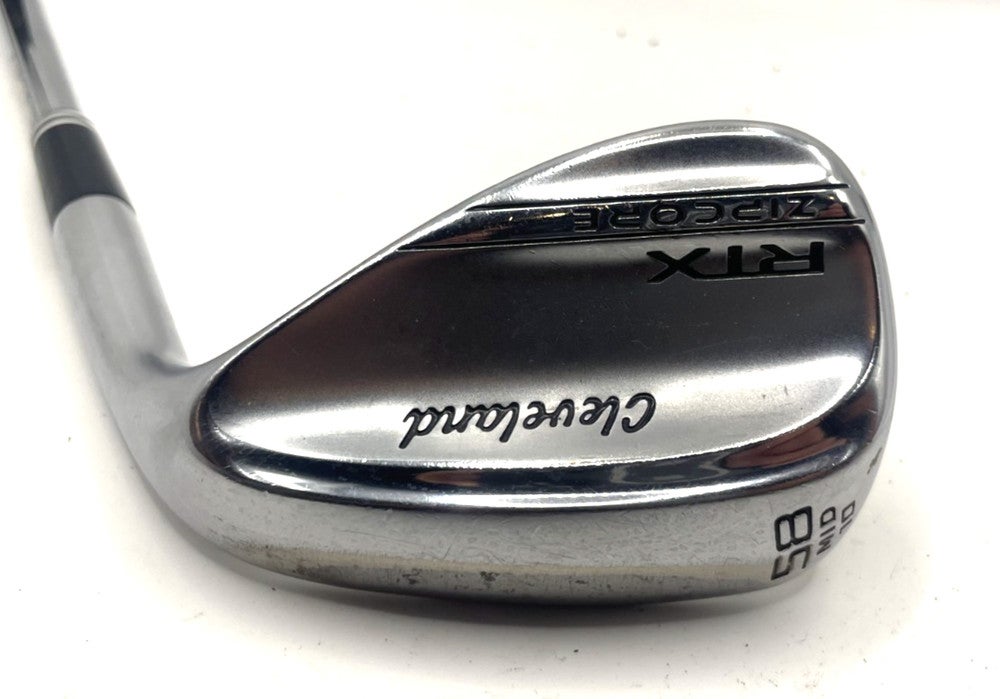 Cleveland RTX6 ZIPCORE 54° レフティ Cleveland RTX6 Zipcore Sand Wedge 54/10 Mid Tour Satin TT Spinner
