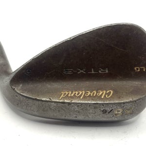 Cleveland RTX-3 Tour Raw V-LG 58/06 Lob Wedge Steelfiber 95 Regular Shaft *Nice*