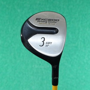 Excedo Driving Cavity SS-01 Fairway 15 3 Wood UST Graphite Regular Sonartec
