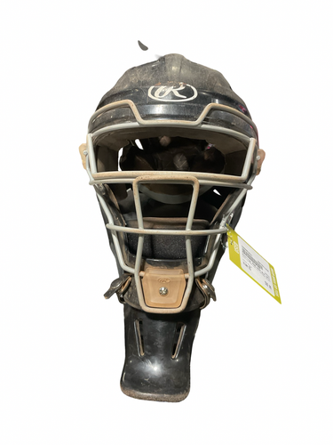Used Rawlings RAWLINGS BLK CATCHER HELMET Catchers Helmet w/Mask Black One Size 11834-S000053521