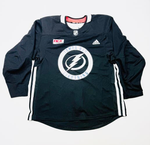 New Tampa Bay Lightning Adidas Practice Jersey-60-Black