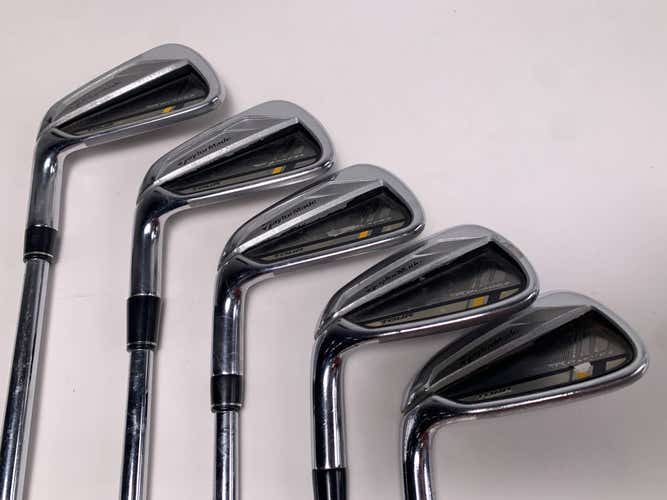 LEFTY TaylorMade RocketBladez Tour Iron Set 5-PW KBS Tour Regular Steel Mens LH