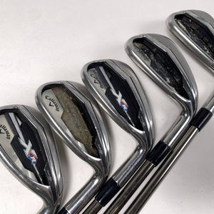 Callaway XR Iron Set 6-PW UST Mamiya Recoil 460 F4 Stiff RH +1/2''