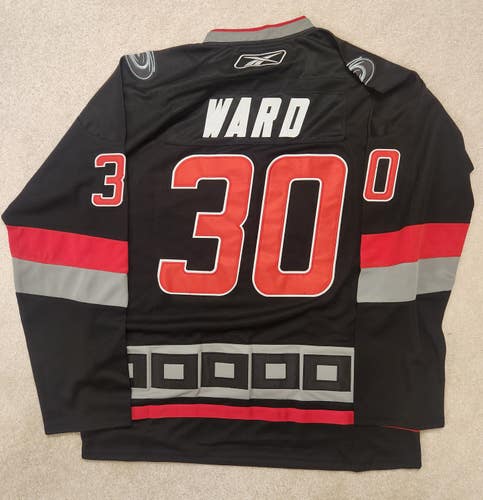 Men's Reebok Cam Ward Carolina Hurricanes Hockey Jersey (New)
