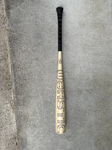 2024 Warstic Bonesaber Alloy USSSA Certified Bat (-10) 21 oz 31" (Used)