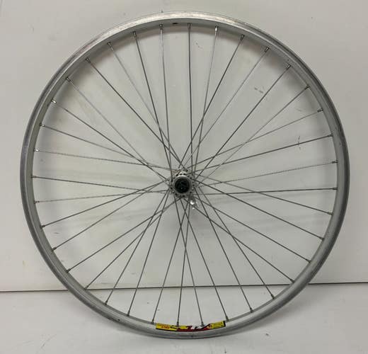 Weinmann ZAC 19 32-Spoke Silver Aluminum 26" QR Mountain Bike Front Wheel CLEAN