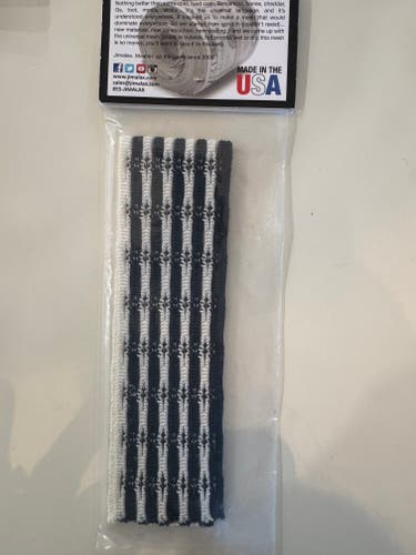 Jimalax Money Mesh Lacrosse Mesh Black and White NEW