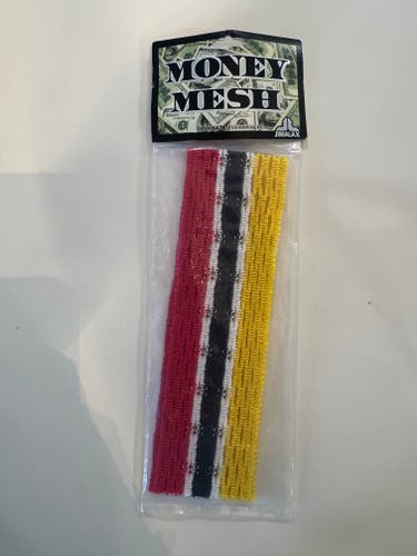 Jimalax Money Mesh Lacrosse Mesh Yellow/Red/Black NEW