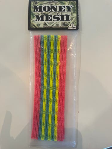 Jimalax Money Mesh Lacrosse Mesh NEW Pink/Yellow/Blue