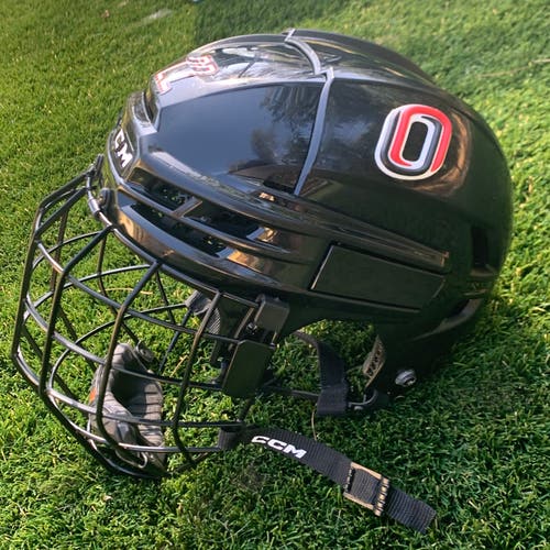 CCM Super Tacks X University of Nebraska Omaha NCAA Med Helmet + FM780 Cage *Read Full Description*