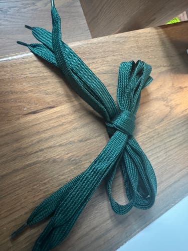 Forest Green Lacrosse Mesh Kit | White/Volt Mesh + 4 Forest Green Shooting Laces